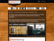 Tablet Screenshot of boomerangssinc.com
